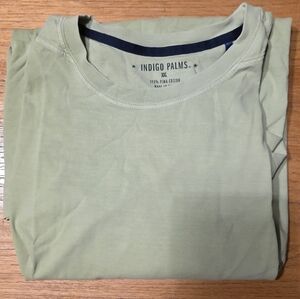 Indigo Palms Light Green Tee